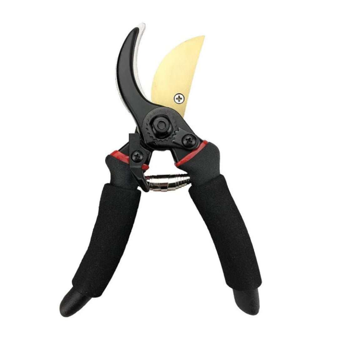 Garden Pruning Shears – Sharp Bypass Hand Pruner with Comfortable Grip (Black)