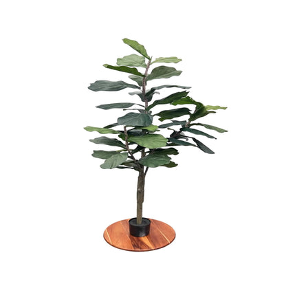 Artificial 5 ft Fiddle Leaf Tree with Large Leaves