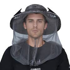 Camo Hat With Attached Headnet