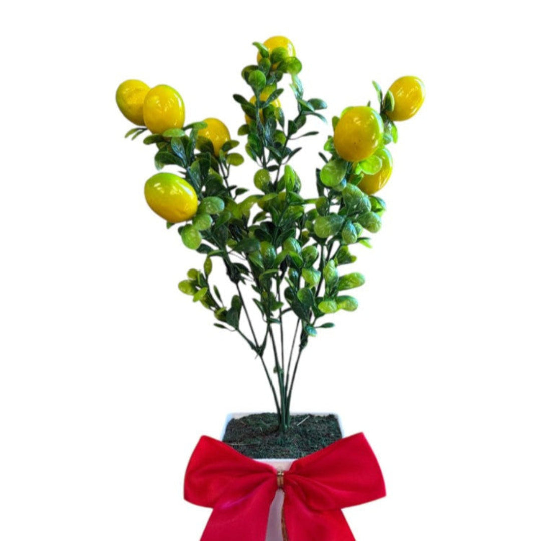NEW - Artificial Lemon Bonsai  (Good Gift)