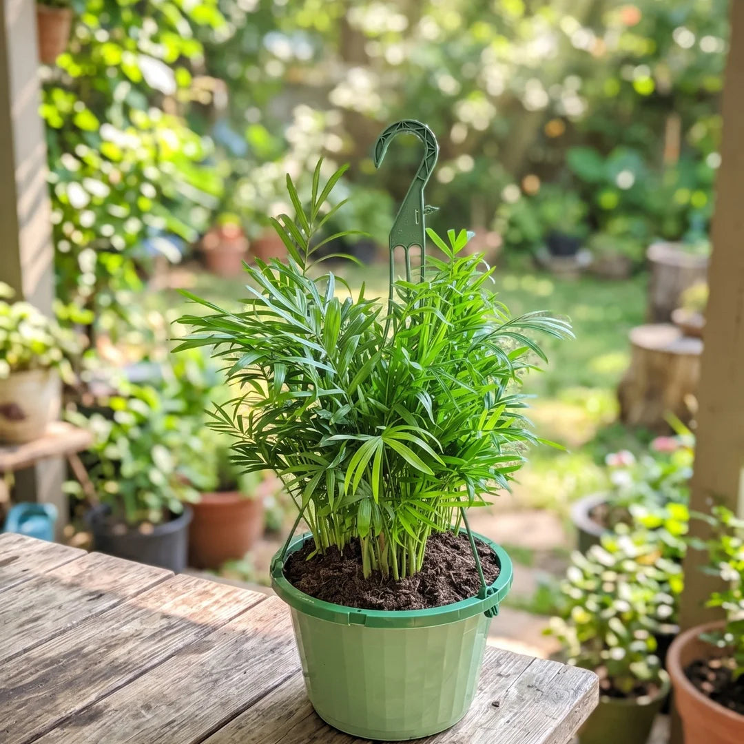 Neanthe Bella Palm Hanging Basket Live Indoor Plant