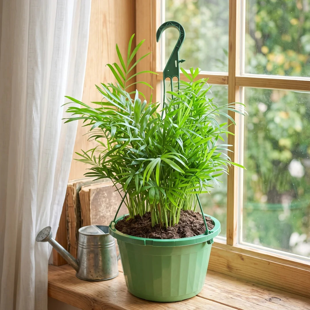Neanthe Bella Palm Hanging Basket Live Indoor Plant