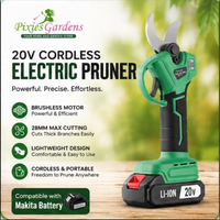20V Cordless Electric Pruner - Brushless Battery Powered Pruning Shears for Tree Branches & Garden Trimming