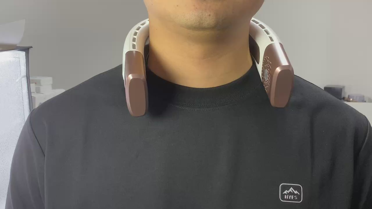 Hands-Free Rechargeable Neck Fan