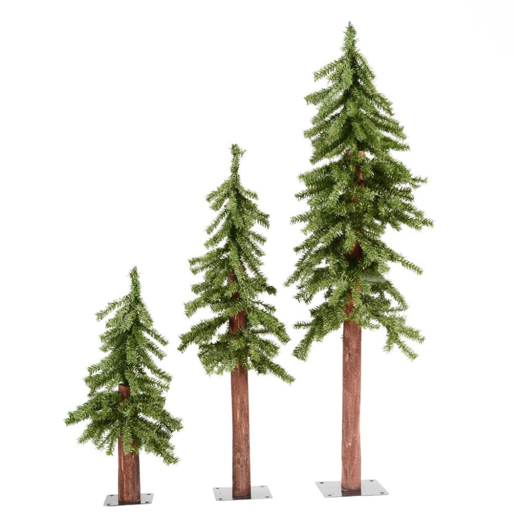 Stunning Natural Looking Triple Alpine Tree Set-Artificial