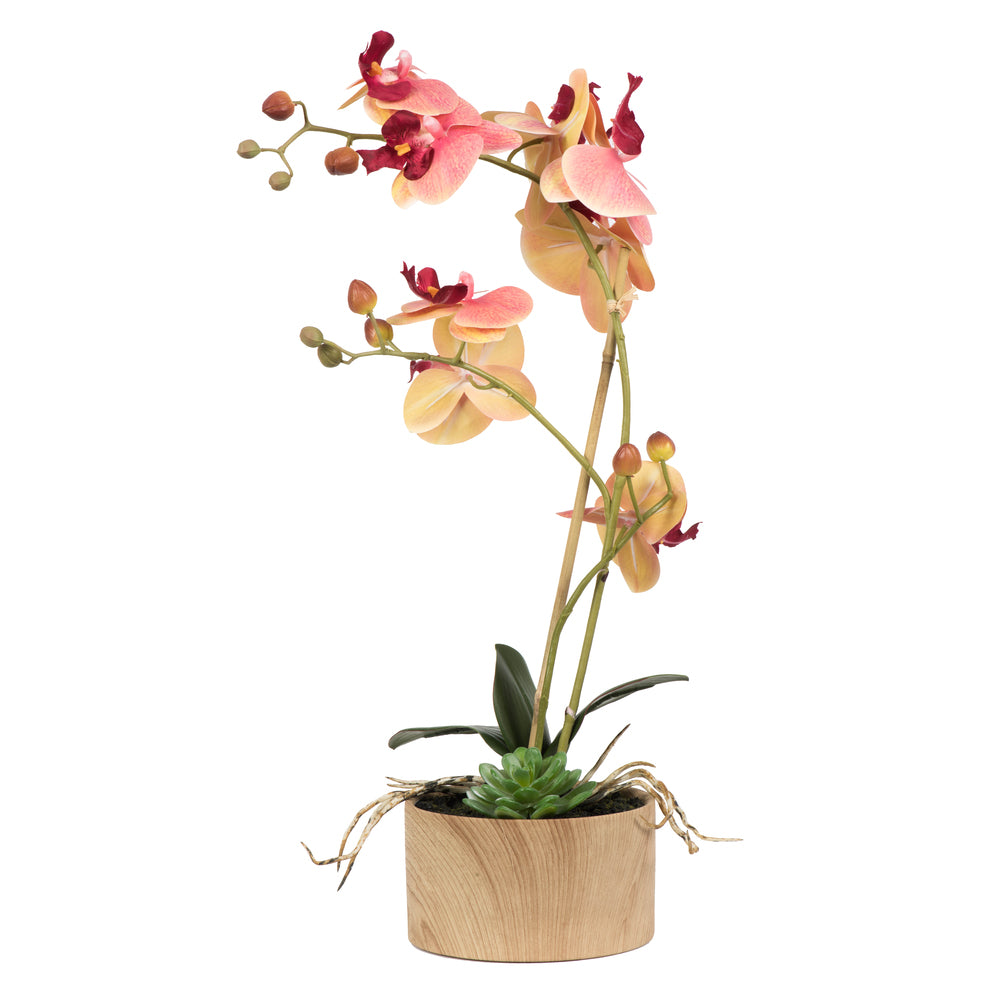 Artificial Plant : 18 Inches Orchid Arrangement in Different Colors - From World Famous Vickerman Products