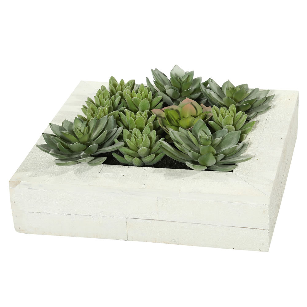 Artificial Plant : 12 Inch Succulent Arrangement - From World Famous Vickerman Products