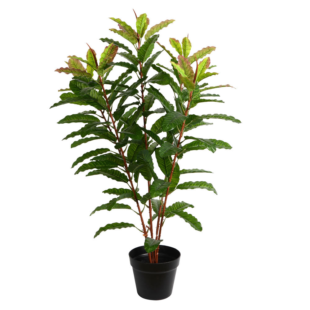 Artificial Plant : Green Myrtle in Pot with 125 Real touch Leaves - From World Famous Vickerman Products
