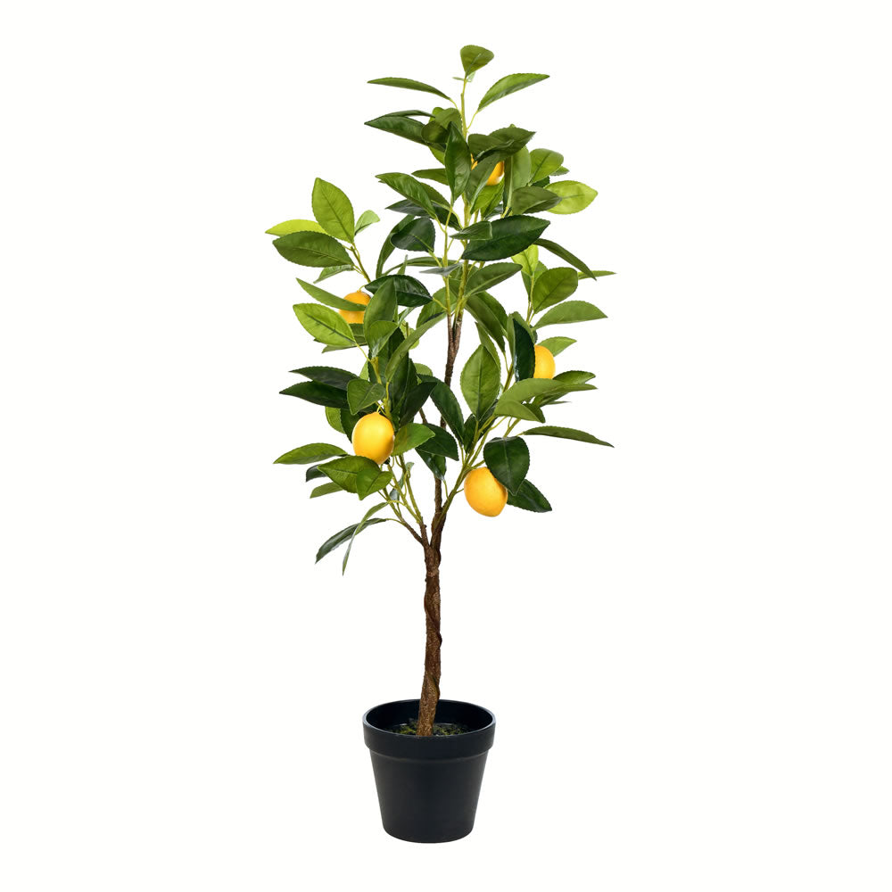 Artificial Plant : Potted Lemon Tree Real Touch Leaves- From World Famous Vickerman Products